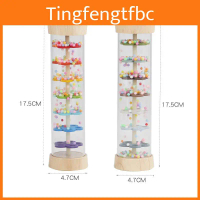 Childrens Wooden Rain Sound Shaker Educational Percussion Instrument Sound Toy