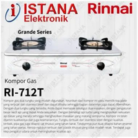 RINNAI KOMPOR GAS 2 TUNGKU RI-712T