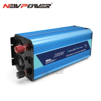 Multi-function 2000W UPS Battery Charging Inverter DC 12V/20A 24V/10A To AC 220V 110V Car Converter With Charging Ports Adapter
