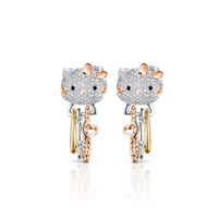 ต่างหู Two-Way Triplets Sparks : Hello Kitty รุ่น E19702E3 - สีพิงค์โกลด์