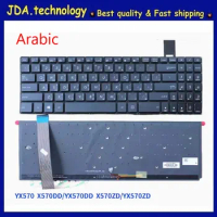 MEIARROW New/Org For Asus X570ZD YX570 YX570Z X570UD YX570ZD X570 Arabic keyboard Backlit