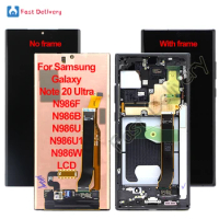 For Samsung Galaxy Note 20 Ultra 5G LCD Display Touch Screen Digitizer Assembly For Samsung Galaxy Note20 Ultra N986F N986B lcd