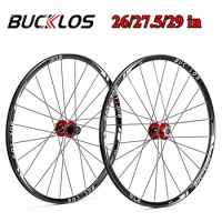 BUCKLOS Bicycle Wheels Carbon Hub Superlight Wheelset 26 27.5 29 Inch 7-11 Speed Front Rear Rim Wheel Mountain Bike Parts