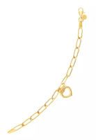HABIB HABIB Oro Italia 916 Graffetta Yellow Gold Link Bracelet (for baby) GW37690321(BBY)