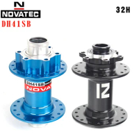 Novatec bicycle hub DH41SB 20mm cylinder shaft front flower DH speed drop front bearing hub bicycle accessories