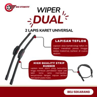 Wiper Dual Blade 2 Lapis Karet Mobil Honda Odyssey Kaca Mobil Depan Satu Pasang Kanan Kiri TAHUN 200