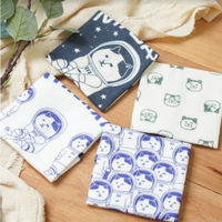 日本製貓咪紗布手帕 25x25cm 純棉紗布巾 手巾 手帕 小方巾 擦手巾 吸水巾 日本製 手帕
