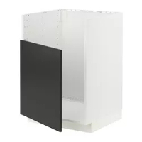 kabinet dasar u wastafel TALLSJÖN, putih/Nickebo matt antrasit, 60x60x80 cm