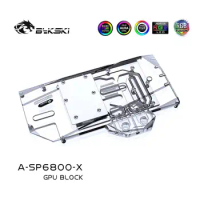 Bykski GPU Water Cooling Block w/ Backplate for Sapphire 6800XT NITRO+ A-SP6800-X