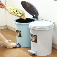 腳踏垃圾桶 大容量垃圾桶 雙層腳踏式垃圾桶北歐家用客廳臥室廚房衛生間垃圾筒創意廁所紙簍『cyd6938』