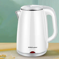 Electric Kettle 1.8L Large Capacity Health Preservation 304 Stainless Steel Inner Double Layer Anti-hot Electric Kettle Tea Pot