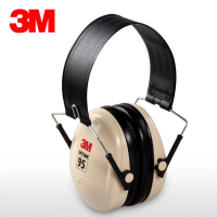3M H6F摺疊頭戴式輕便舒適隔音防噪音耳罩 工業學習射擊降噪耳機