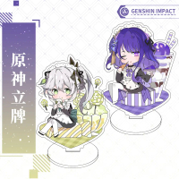 Móc Khoá, Mô Hình Standee Game Genshin Impact Raiden Shogun Nahida Eula Lynette Trang Trí Bàn Học, L