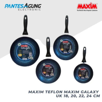 PROMO!! Maxim Teflon Maxim galaxy Uk 18, 20, 22, 24 Cm - 18CM Stainless Kitchenware