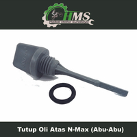Tutup Oli Atas N-Max (Abu-Abu) - Penutup Colokan Oli Oil Mesin + Seal Sil Oring O Ring Yamaha NMax 1