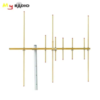 Yagi Antenna Dual Band 144/430MHz Stainless Steel &amp; 8 Elements Radio Repeater Base Station System 100W High Gain Aerials Mast