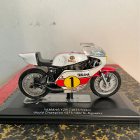 Yamaha Diecast Motor Balap World Championship YZR OW23 500cc 1975 Rider G Agostini Koleksi Pribadi R