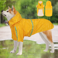 夏季寵物雨衣狗狗雨披斗篷反光狗狗雨衣中大型衣服狗雨衣寵物用品