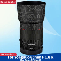For Yongnuo 85mm F 1.8 R for Canon RF Mount Camera Lens Skin Anti-Scratch Protective Film Body Protector Sticker 85/f1.8