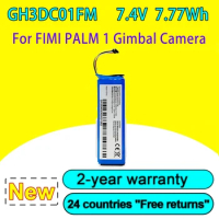 New GH3DC01FM High Quality Battery For FIMI PALM 1 Gimbal Camera For FIMI PALM Pocket cameras 7.4V 7.77WH 1050MAH