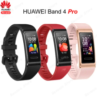 New Huawei Band 4 Pro GPS Smart Band Metal Frame Color Touchscreen Blood oxygen Swim Heart Rate Sensor Sleep Bracelet