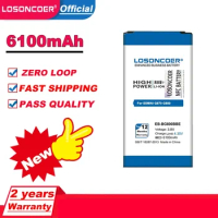 LOSONCOER 6100mAh EB-BG800BBE NFC Battery For SAMSUNG Galaxy S5 mini NFC G800 G800F G800H G800A G800Y G800R G870 Battery