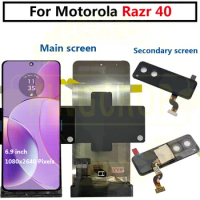 For Motorola Razr 40 Display Touch Screen Digitizer Assembly For Moto Razr40 LCD Replace Main screen
