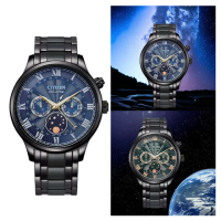 【CITIZEN 星辰】Eco-Drive 月相 光動能 男錶 手錶 禮物(AP1055-87L.AP1055-87X 慶端午/指針手錶/包粽)