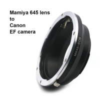 Mamiya645-EOS Mount Adapter Ring for Mamiya 645 series Medium Format Lens and Canon EOS EF / EF-S mount camera 5D, 6D, 7D, 90D