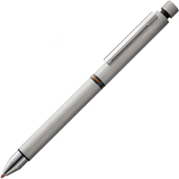 【LAMY】不鏽鋼銀色三用筆(759)