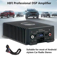 HIFI Professional DSP Amplifier RY-125AB Audio Stereo 4*80W High Fidelity Power for Car or Home Video System