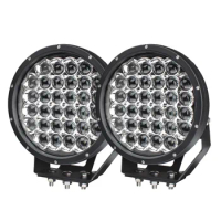 Auto Car 4x4 9 Inch 12v 24v 18w 24w 27w 30w 36w 45w 48w 185w Round Led Flood Spot Work Light For Truck Offroad Tractor