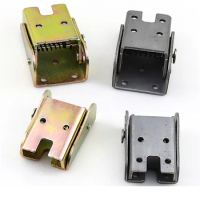 1/2/4 Pcs 90 Degree Sofa Bed Lift Support Extension 2.5mm Foldable Folding Hinge Hardware Self-Locking Cabinet Hinge Chair