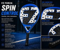 Raket Padel FORZA Spin Control 370GR 100% Carbon