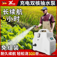 充電式抽水泵抽水機農用澆水澆菜神器澆地家用小型自吸泵大流量