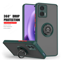 Ring Holder Case For Motorola Moto Edge 30 Neo 5G Full Lens Protective Shell For Motorola Moto Edge 30 Lite Anti drop Back Cover