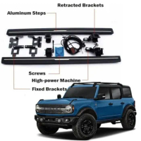 Fits for Ford Bronco 4 Door 2021-2023 Deployable Electric Running Board Nerf Bar