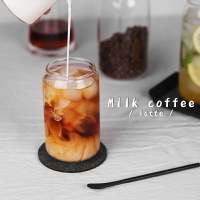 壹銘 ins網紅同款可樂杯大容量奶萃冰咖啡之友易拉罐造型玻璃杯子