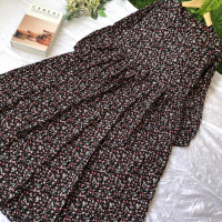 midi dress dres gamis midi crinkle kringkel bunga midi dress muslim wanita remaja korea import Sinar