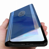 Smart Mirror Magnetic Flip Leather Cover for Samsung Galaxy A55 A35 A25 5G Case Book Stand Shell Coques Samsun a 55 35 25 2024