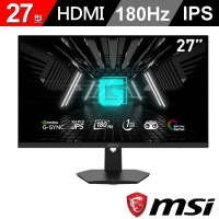 【MSI 微星】G274F 27型 IPS FHD 180Hz 電競螢幕(G-Sync/1ms/防閃爍減藍光)