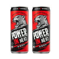 【金車/伯朗】威豹Power in能量飲料-勁香清檸風味x2箱(320mlx24入/箱)