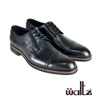 【Waltz】上班族首選 綁帶紳士鞋 真皮皮鞋(3W212649-02 華爾滋皮鞋)