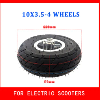 8.5 Inch 10*3.5-4 10X3.5-4 220X80 Wheels for Electric Scooter Accessories Folding Bicycles