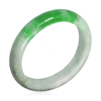 【A1 寶石】帶陽綠翡翠手鐲-天然緬甸A貨-內徑57.9mm(手圍#19-附證書)