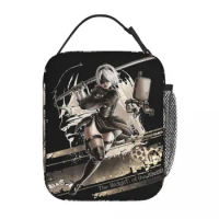The Weight Of The World Thermal Insulated Lunch Bag Nier Automata Video Game Reusable Food Bag Container Thermal Cooler Food Box