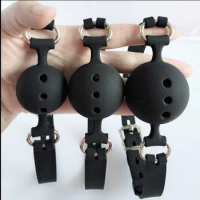 3 Size Open Mouth Bondage Pectin Ball Silicone Gags With Air Hole Harness Pion Flirting Restriants Adult BDSM Sex Toy 3 Color