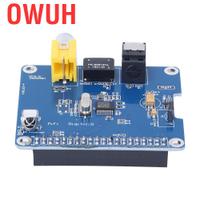 適用於 Raspberry Pi 3 / 2B HIFI DiGi 數字聲卡 I2S SPDIF 擴展板光纖模塊的 Ow