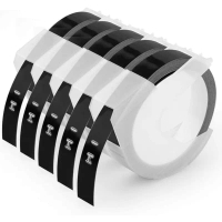 เทปฉลาก 9 มม. x 3 ม. สําหรับเครื่องทําฉลาก Motex E101 E202 E303 E404 Dymo Organizer Xpress 12965 Ome