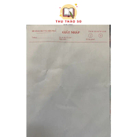 Giấy nháp A4 của Bộ Giáo Dục Và Đào Tạo: 1 xấp 50 tờ.